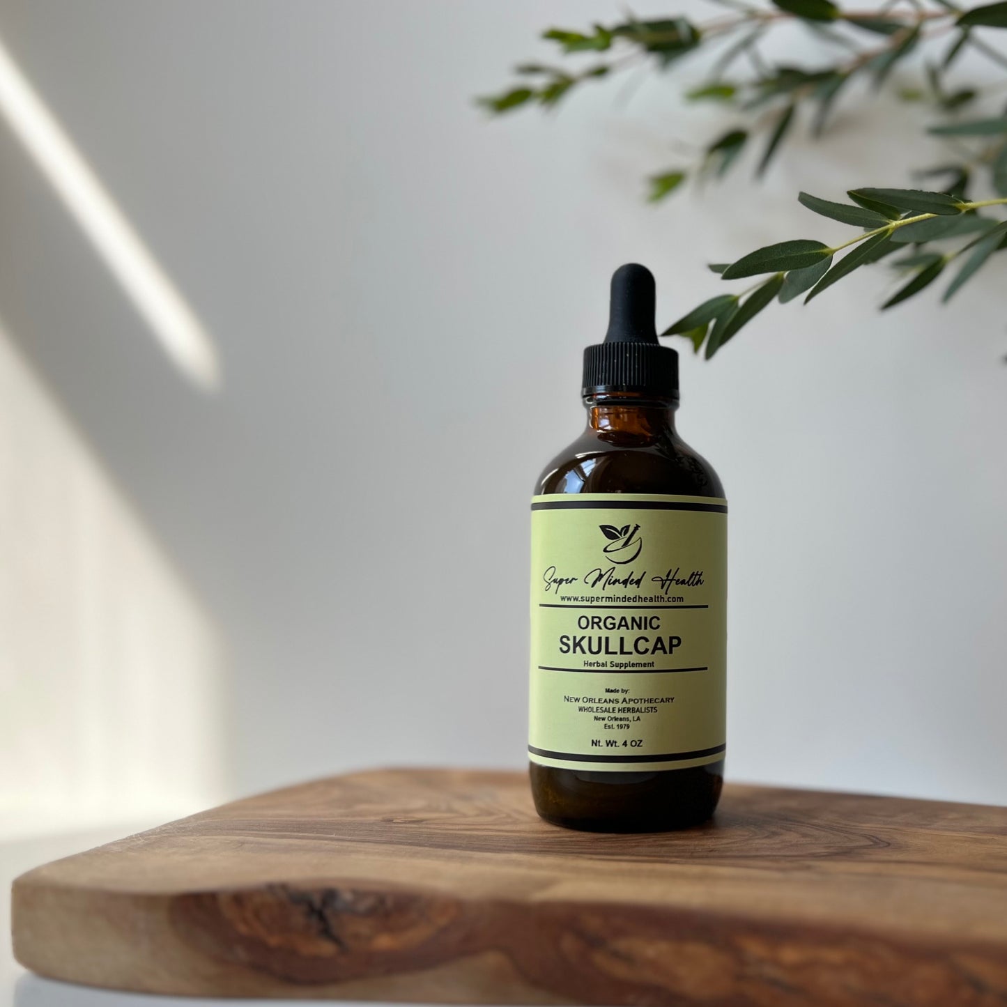 Skullcap Tincture | Organic Scutellaria Lateriflora | Nervine