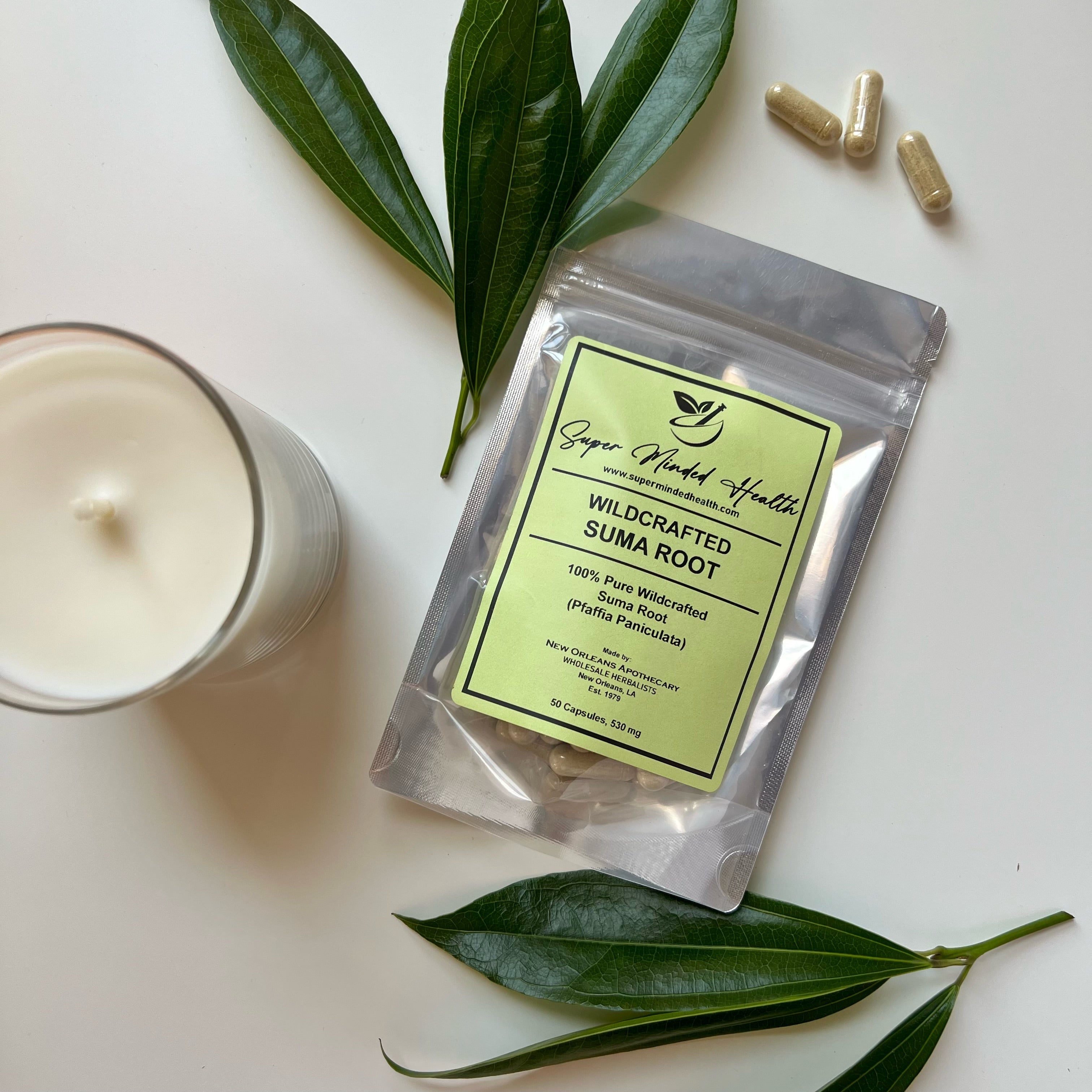 Suma Root Capsules | Wildcrafted | Brazilian Ginseng | Pfaffia Panicul ...