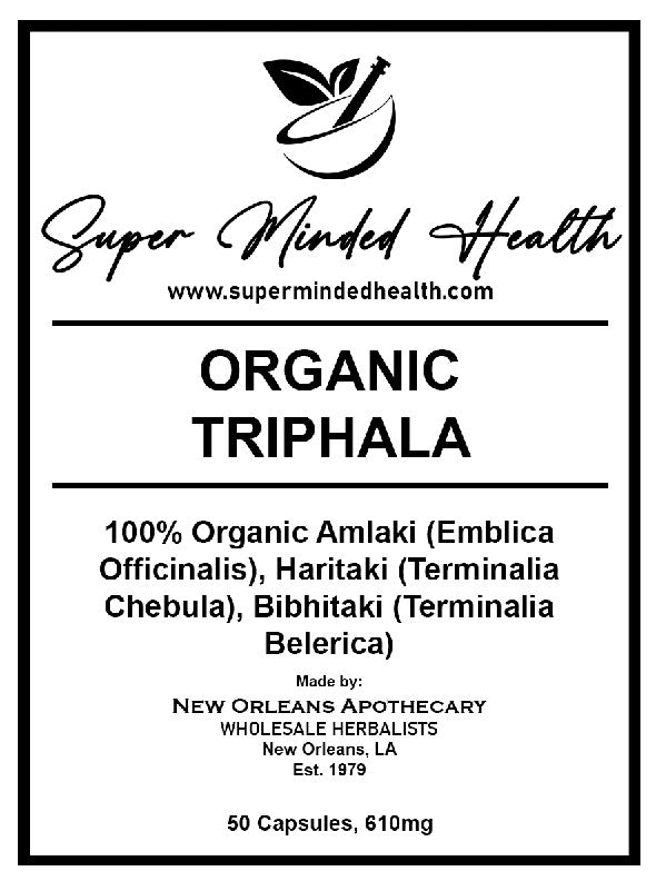 Triphala Capsules 100% Organic Amlaki Haritaki Bibhitaki | Weight Loss