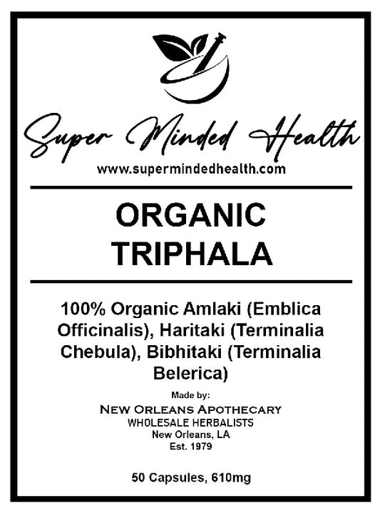 Triphala Capsules 100% Organic Amlaki Haritaki Bibhitaki | Weight Loss