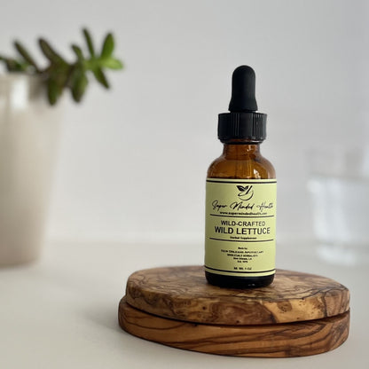 Wild Lettuce Tincture | Wild-Crafted Lactuca Quercina | Pain Relief