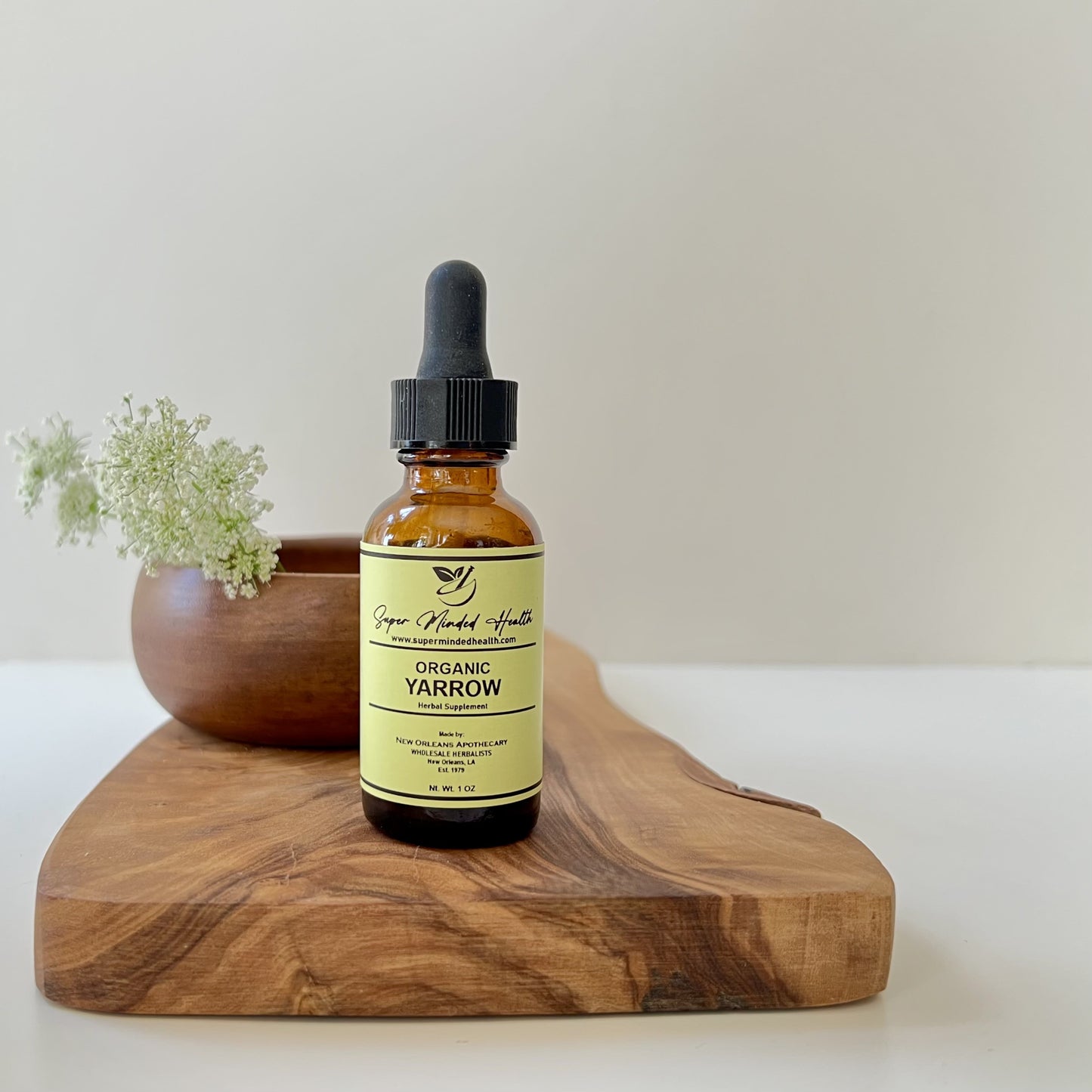 Yarrow Tincture | Organic Achillea Millefolium | Anxiety Relief