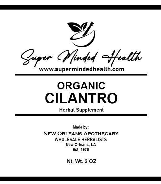 Cilantro Tincture Organic Coriandrum Sativum Heavy Metal Detox