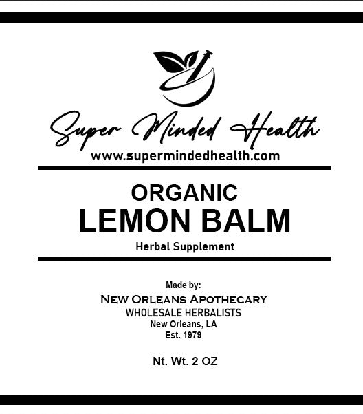 Lemon Balm Tincture | Organic Melissa Officinalis | Nervine